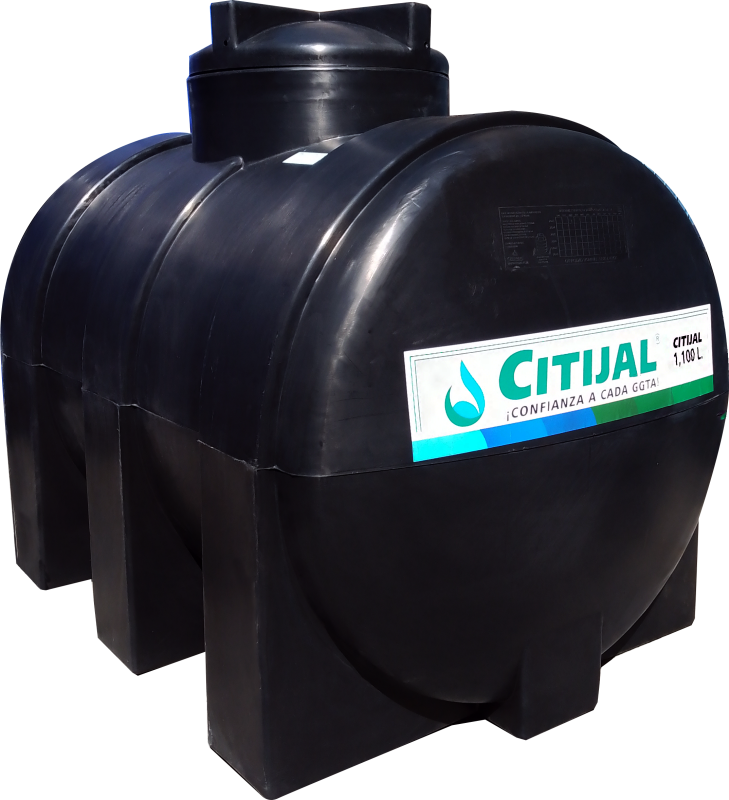Tanque Horizontal Negro 1100 L