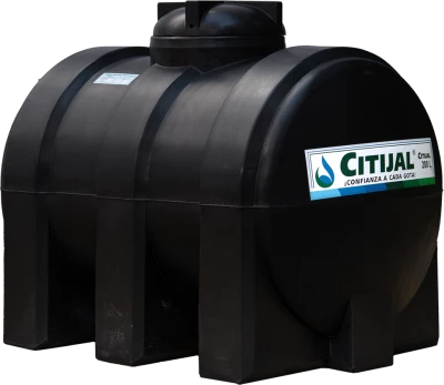 Tanque Horizontal Negro 200 L