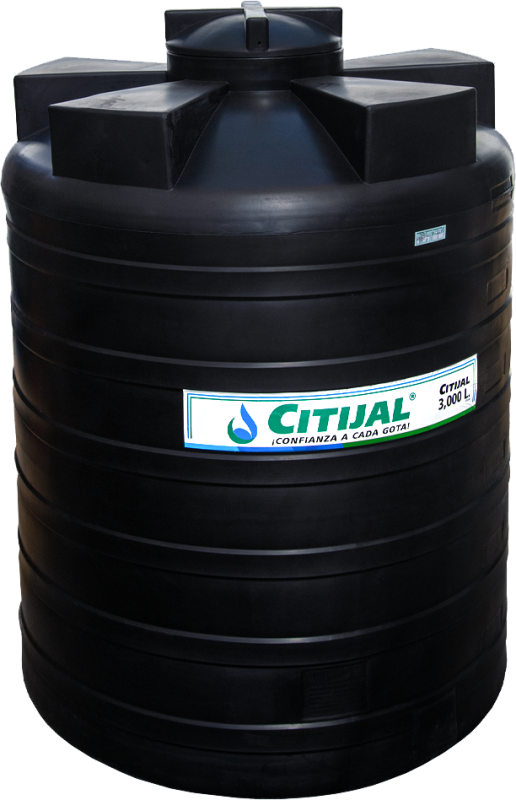 Tanque Vertical Boca Central con Hombros 3000 L