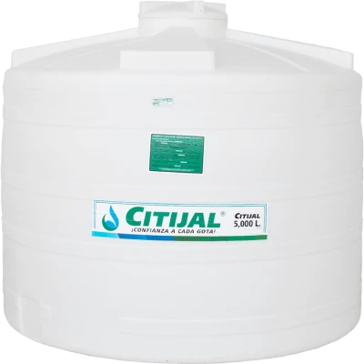 Cisterna Vertical Baja Dimensión Boca Central 5000 L
