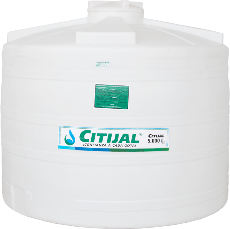 Cisterna Vertical Baja Dimensión Boca Central 5000 L