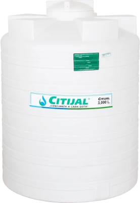 Cisterna Vertical Boca Central con Hombros 3000 L